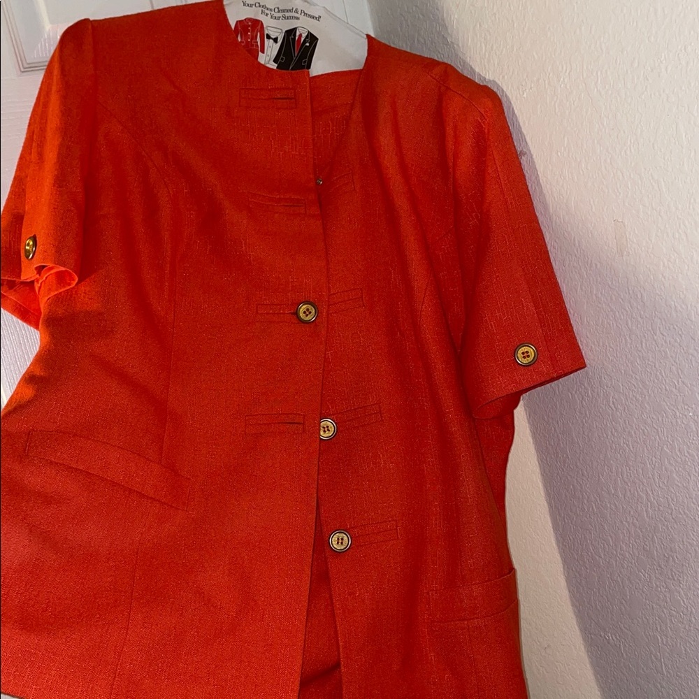 Amanda Smith Vibrant Orange Blazer